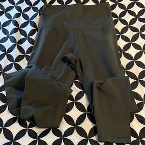 Women's army green leggings